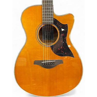 Used Yamaha AC1M Natural Acoustic Electric Guitar