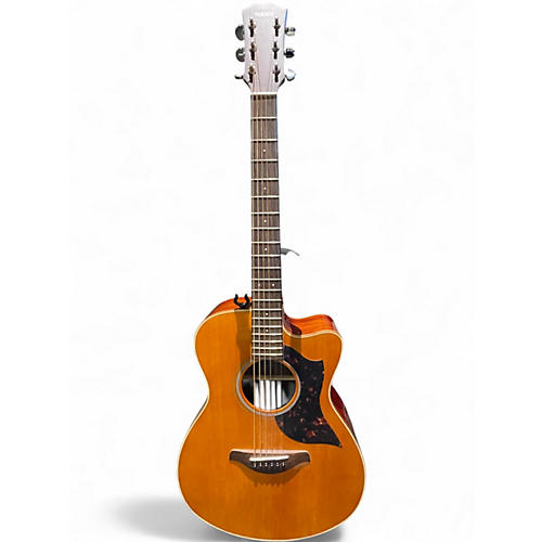 Used Yamaha AC1R Natural Acoustic Electric Guitar Natural