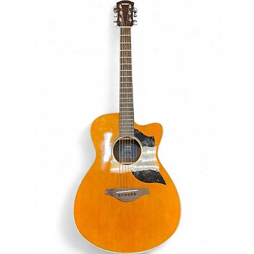 Used Yamaha AC1R Natural Acoustic Electric Guitar Natural