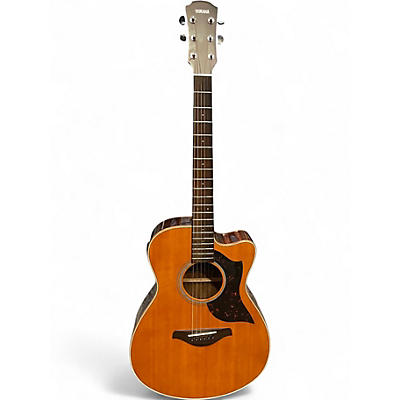 Used Yamaha AC1R Natural Acoustic Electric Guitar