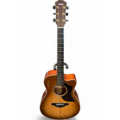 Used Yamaha AC3M DELUXE sand burst Acoustic Electric Guitar