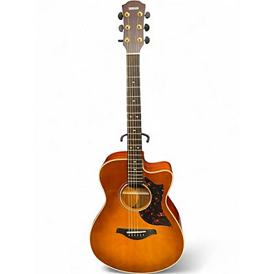 Used Yamaha AC3M DLX SMOKEBURST Acoustic Electric Guitar
