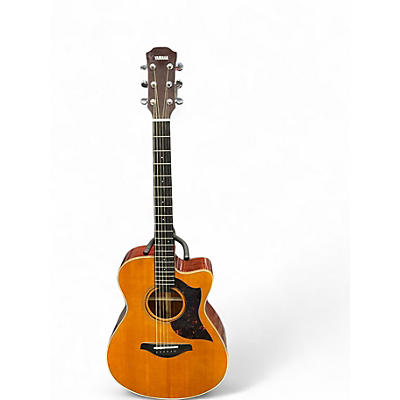 Used Yamaha AC3M Natural Acoustic Electric Guitar