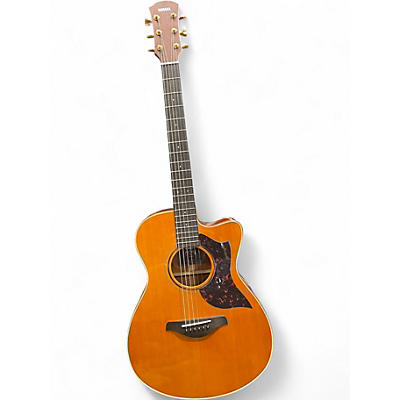 Used Yamaha AC3M Natural Acoustic Electric Guitar