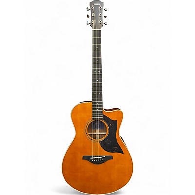 Used Yamaha AC5M Vintage Natural Acoustic Electric Guitar