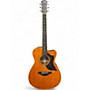 Used Yamaha AC5M Vintage Natural Acoustic Electric Guitar Vintage Natural
