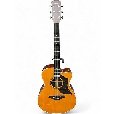 Used Yamaha AC5R Antique Natural Acoustic Electric Guitar