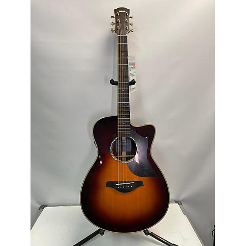 Yamaha Used Yamaha AC5R DLX Brown Sunburst Acoustic Electric Guitar Brown Sunburst