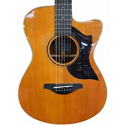 Yamaha Used Yamaha AC5R Natural Acoustic Electric Guitar