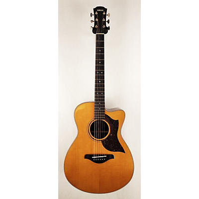 Yamaha Used Yamaha AC5R Natural Acoustic Electric Guitar