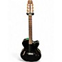 Used Yamaha AE500N Black Classical Acoustic Electric Guitar Black