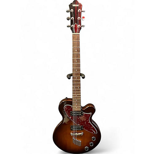 Used Yamaha AES800 Brown Sunburst Solid Body Electric Guitar Brown Sunburst