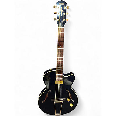 Used Yamaha AEX 500 Black Hollow Body Electric Guitar