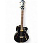 Used Yamaha AEX 500 Black Hollow Body Electric Guitar Black