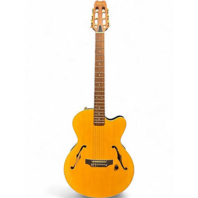 Used Yamaha AEX500 Natural Classical Acoustic Electric Guitar