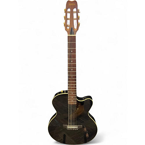Used Yamaha AEX500NS Black Acoustic Electric Guitar Black