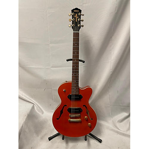 Yamaha Used Yamaha AEX502 Orange Hollow Body Electric Guitar Orange