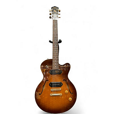 Used Yamaha AEX502 Tobacco Burst Hollow Body Electric Guitar
