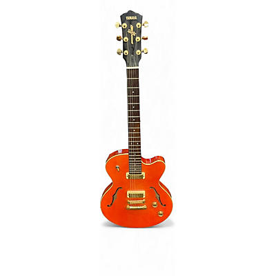 Used Yamaha AEX520 ORANGE STAIN Hollow Body Electric Guitar