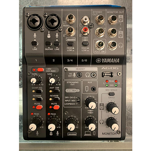 Yamaha Used Yamaha AG06 Unpowered Mixer