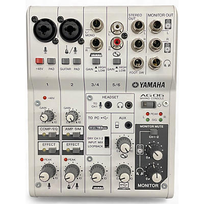 Used Yamaha AG06 Unpowered Mixer