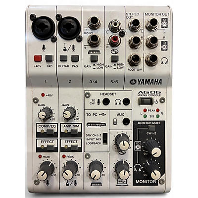 Used Yamaha AG06 Unpowered Mixer