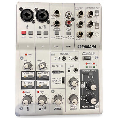 Used Yamaha AG06 Unpowered Mixer