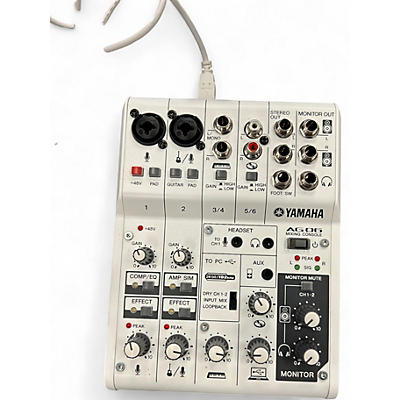Used Yamaha AG06 Unpowered Mixer