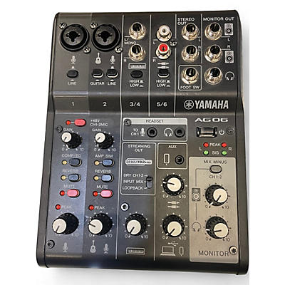 Used Yamaha AG06 Unpowered Mixer