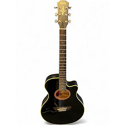 Used Yamaha APX-4A Black Acoustic Electric Guitar