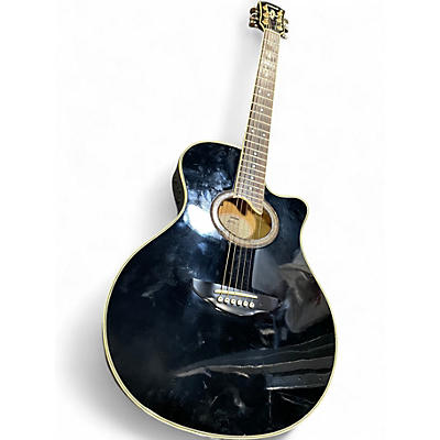 Used Yamaha APX 7 Black Acoustic Electric Guitar