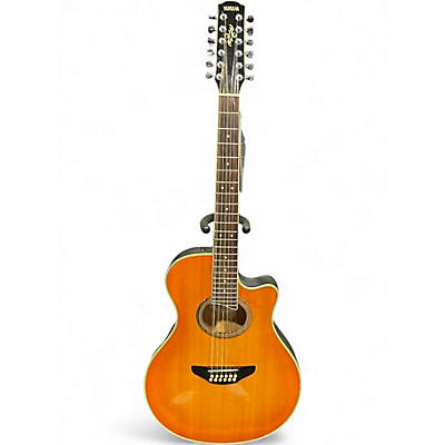 Used Yamaha APX 9 12 Natural 12 String Acoustic Electric Guitar