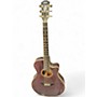 Used Yamaha APX10 Burgundy Acoustic Electric Guitar Burgundy