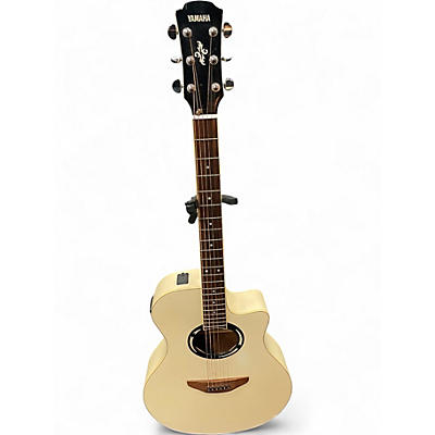 Used Yamaha APX500II Classic White Acoustic Electric Guitar
