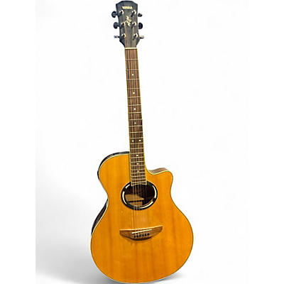 Used Yamaha APX500II Natural Acoustic Electric Guitar
