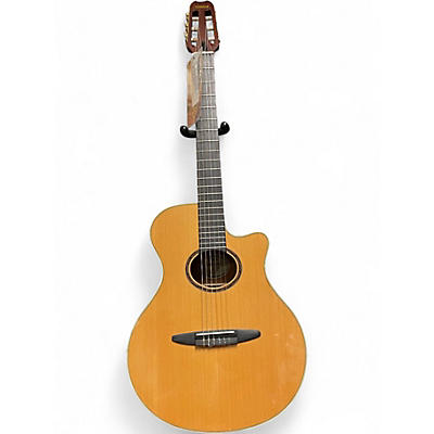 Used Yamaha APX5NA Natural Classical Acoustic Electric Guitar