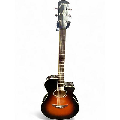 Used Yamaha APX600 2 Color Sunburst Acoustic Electric Guitar