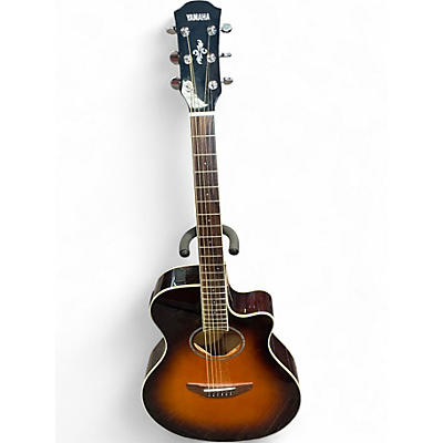 Used Yamaha APX600 2 Tone Sunburst Acoustic Electric Guitar