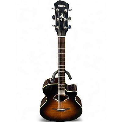 Used Yamaha APX600 2 Tone Sunburst Acoustic Electric Guitar