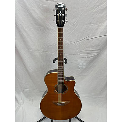 Yamaha Used Yamaha APX600 Antique Natural Acoustic Electric Guitar