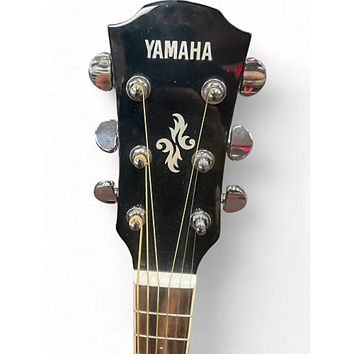 Yamaha Used Yamaha APX600 Black Acoustic Electric Guitar Black