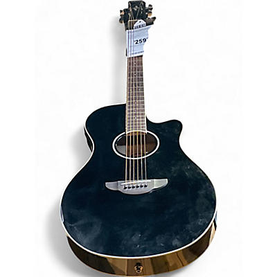 Used Yamaha APX600 Black Acoustic Electric Guitar