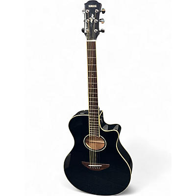 Used Yamaha APX600 Black Acoustic Electric Guitar