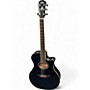 Used Yamaha APX600 Black Acoustic Electric Guitar Black