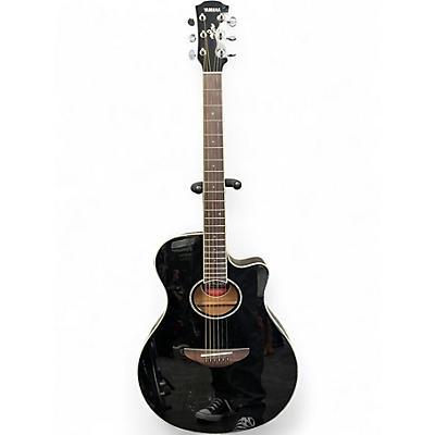 Used Yamaha APX600 Black Acoustic Electric Guitar