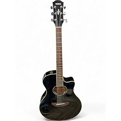 Used Yamaha APX600 Black Acoustic Electric Guitar