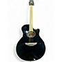 Used Yamaha APX600 Black Acoustic Electric Guitar Black