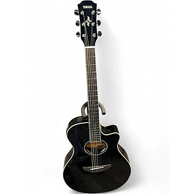 Used Yamaha APX600 Black Acoustic Electric Guitar