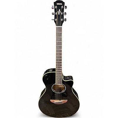 Used Yamaha APX600 Black Acoustic Electric Guitar