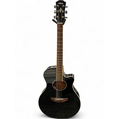 Used Yamaha APX600 Black Acoustic Electric Guitar